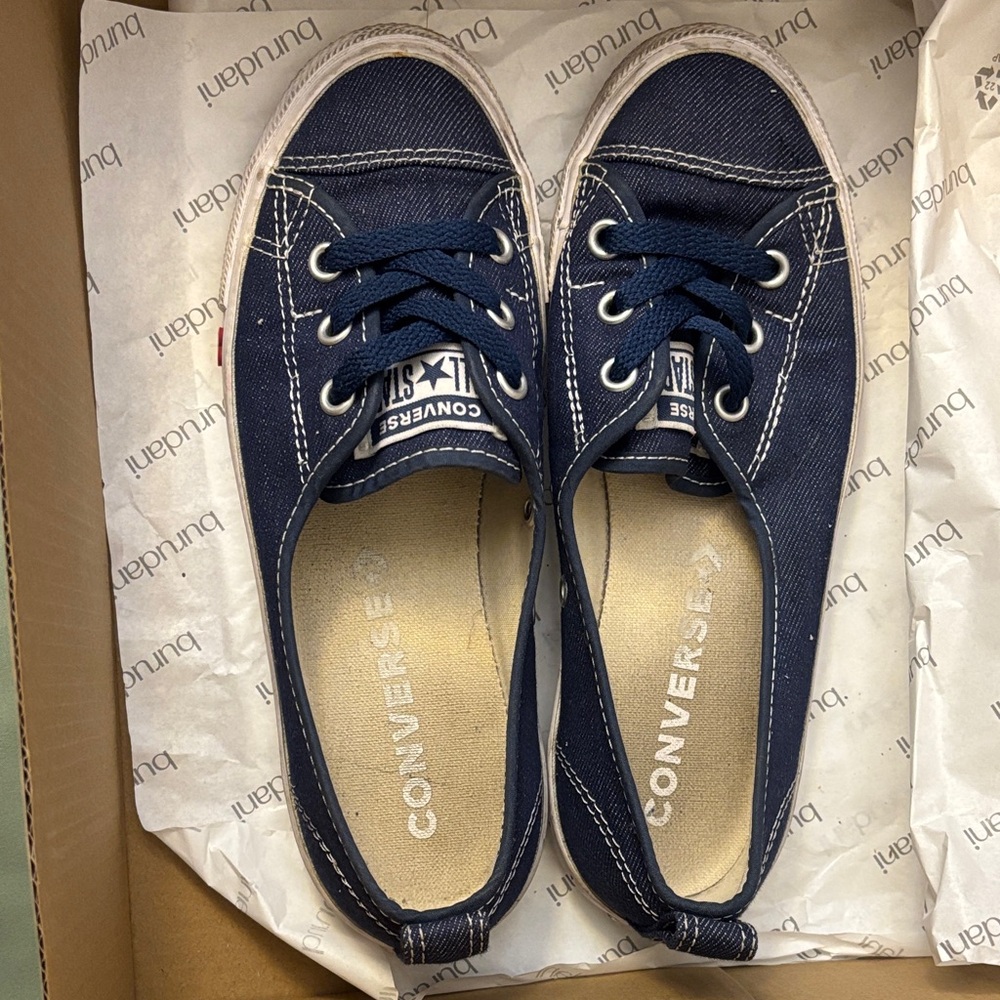 Converse Dark Blue Canvas Shoes